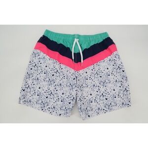 Chubbies The Aquatic Libations Swim Trunks Mens XL Multicolor 7" Inseam Retro‎